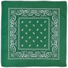 BANDAMKA BANDANA CHUSTA 55x55 cm OLIWKOWO-CZARNA