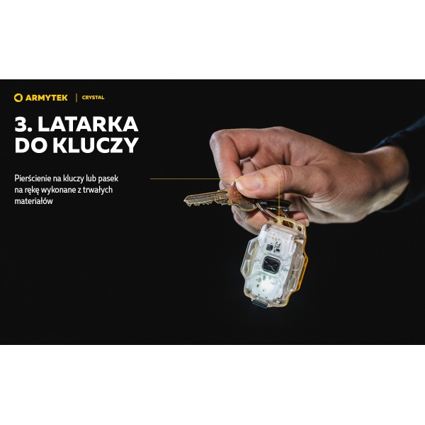 Latarka Armytek Crystal Yellow