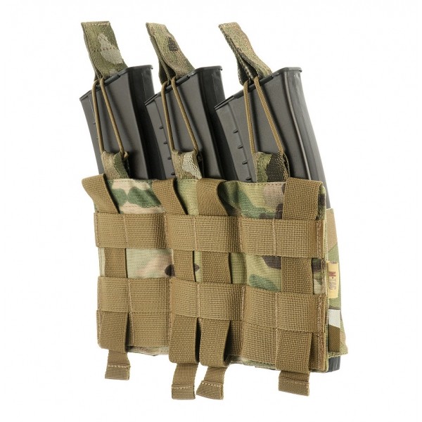 Elastyczna Ładownica M-Tac na 3 Magazynki Elite multicam