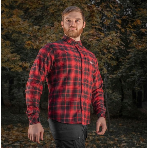 Koszula Rednec Shirt M-Tac czerwona / czarna