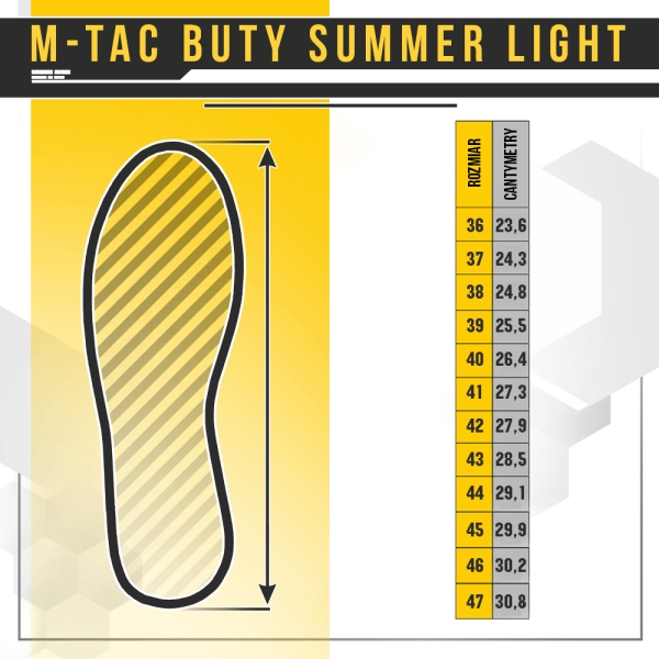 Buty trekkingowe Black Summer Light M-TAC