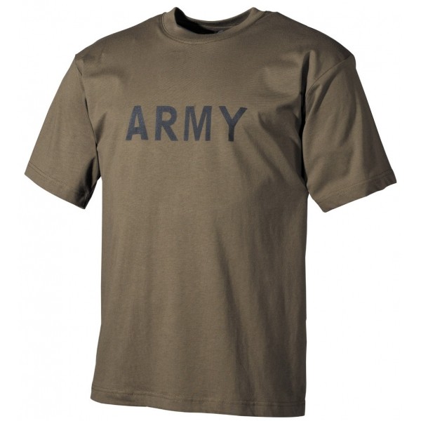 Koszulka US "Army" oliwkowa 170 g