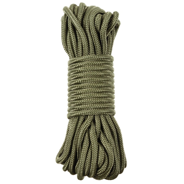 LINA 5mm 15m SURVIVAL OLIVE NYLONOWA