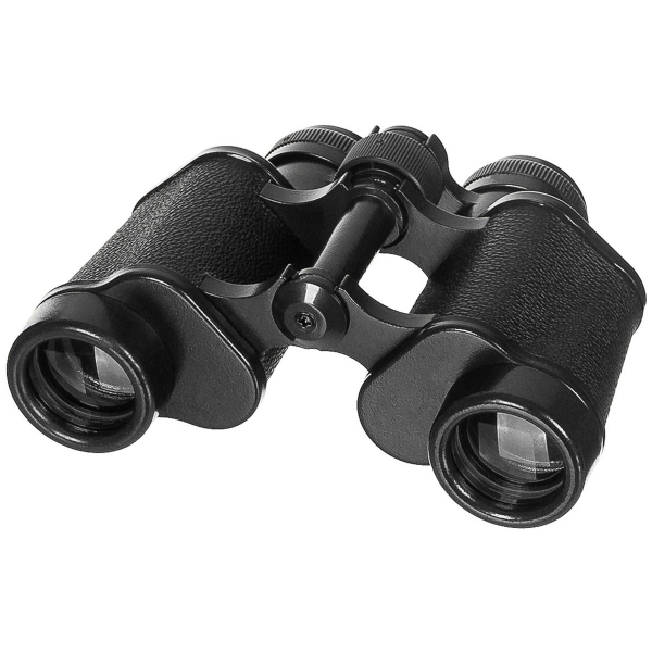 Lornetka 8 x 30, Czarna z Etui Skórzanym Firmy MFH