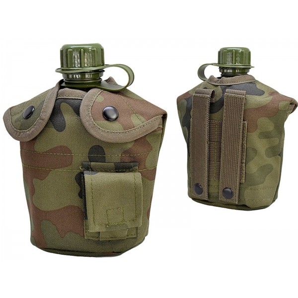 BIDON WOJSKOWY Z POKROWCEM PL CAMO