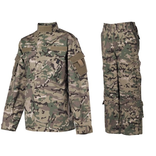 Dwuczęściowy strój chłopięcy kurtka i spodnie OPERATION-CAMO