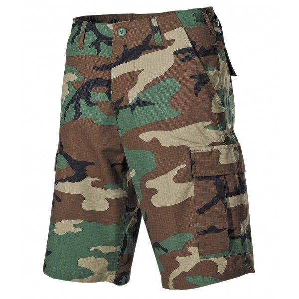 Spodnie US Bermuda BDU Rip Stop woodland