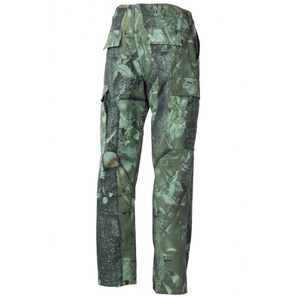 Spodnie US Rip Stop hunter-green wzmocnienia na kolanach i pośladkach