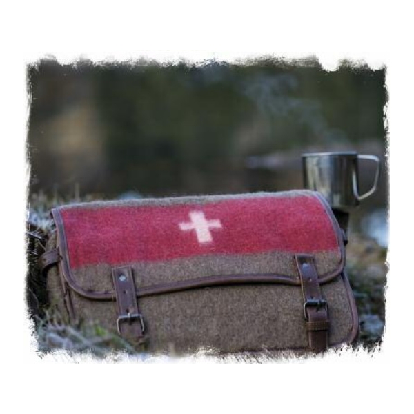 Torba na ramię w stylu vintage flaga szwajcarii sztuczna skóra