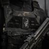 M-Tac Naszywka Face Of War Haft Black Na Rzep