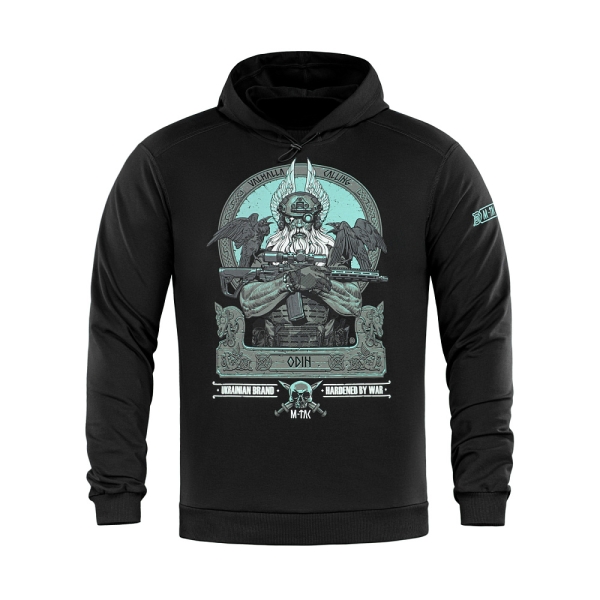 M-Tac Bluza Hoodie Odin Mystery Black Z Kapturem