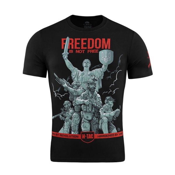 M-Tac Koszulka Freedom Black Z Nadrukiem