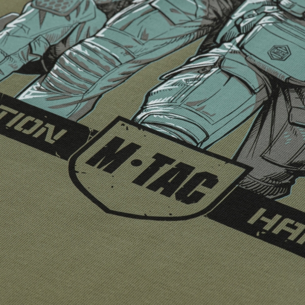 M-Tac Koszulka Freedom Light Olive Z Nadrukiem