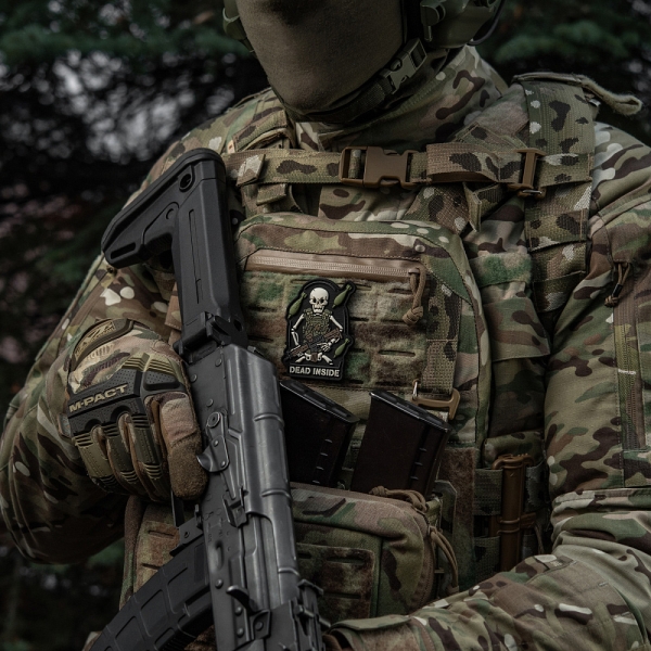 M-Tac Naszywka Dead Inside Black/Olive Morale Patch