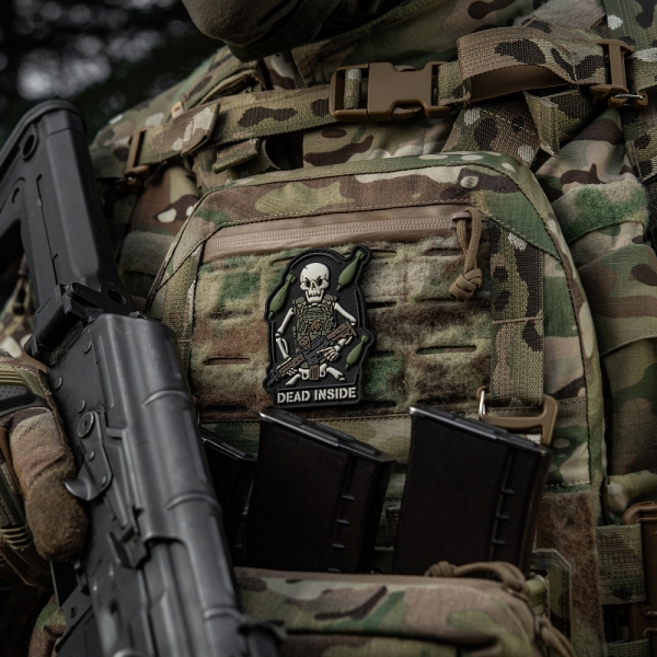M-Tac Naszywka Dead Inside Black/Olive Morale Patch