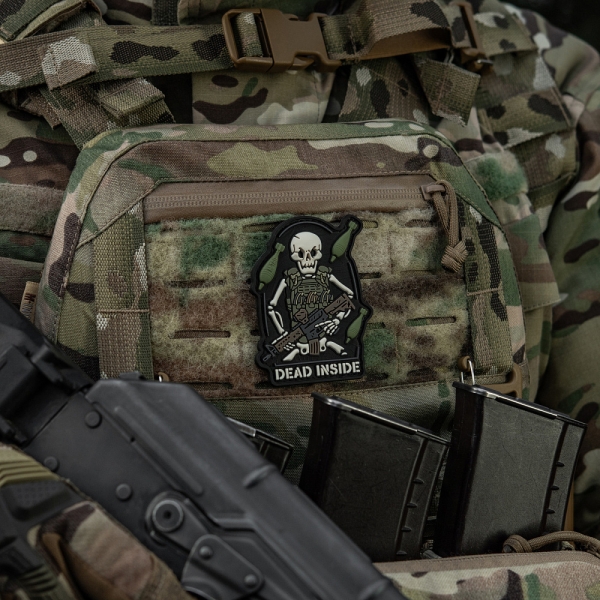M-Tac Naszywka Dead Inside Black/Olive Morale Patch