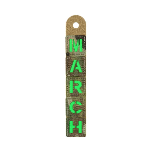 M-Tac Naszywka MARCH Multicam/Green/GID 3 X 3 Cm