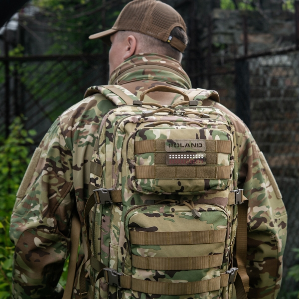 M-Tac Naszywka Poland 25x80 Mm Laser Cut Multicam
