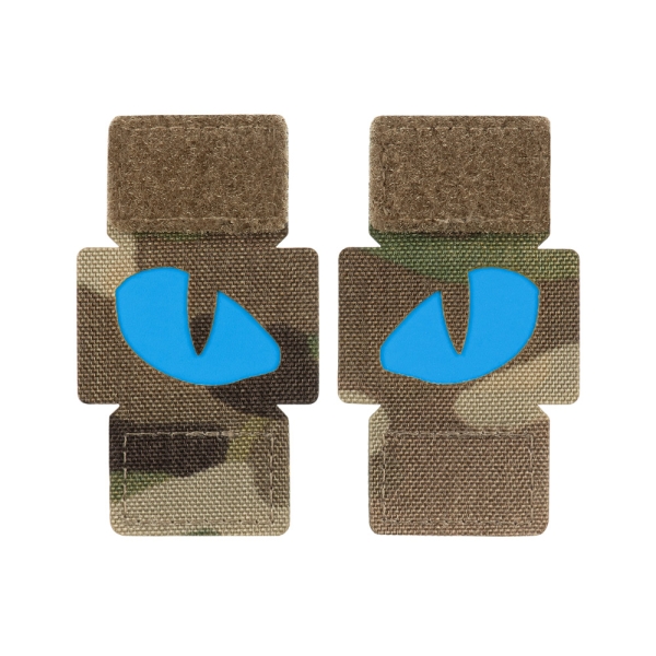 M-Tac Naszywka Tiger Eyes Laser Cut Multicam/Blue