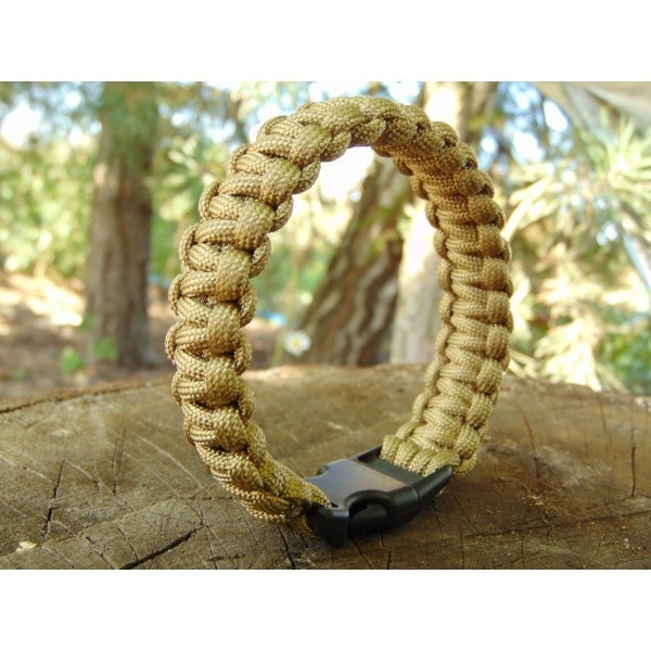 BRANSOLETKA LINA PARACORD 23mm coyote MFH