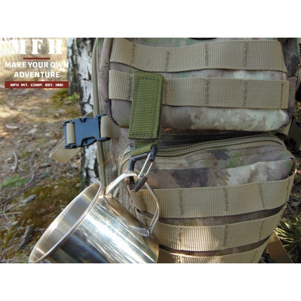 UNIWERSALNY UCHWYT DO PLECAKA KAMIZELKI SYSTEM MOLLE