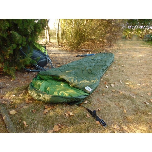 GRUBY ŚPIWÓR FOX OUTDOOR 450g/m2 ZIELONY