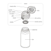 THERMOS Motion termokubek próżniowy biały 600 ml