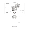 THERMOS Motion termokubek próżniowy biały 600 ml