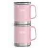 Termokubek THERMOS ICON z uchwytem pastelowy różowy